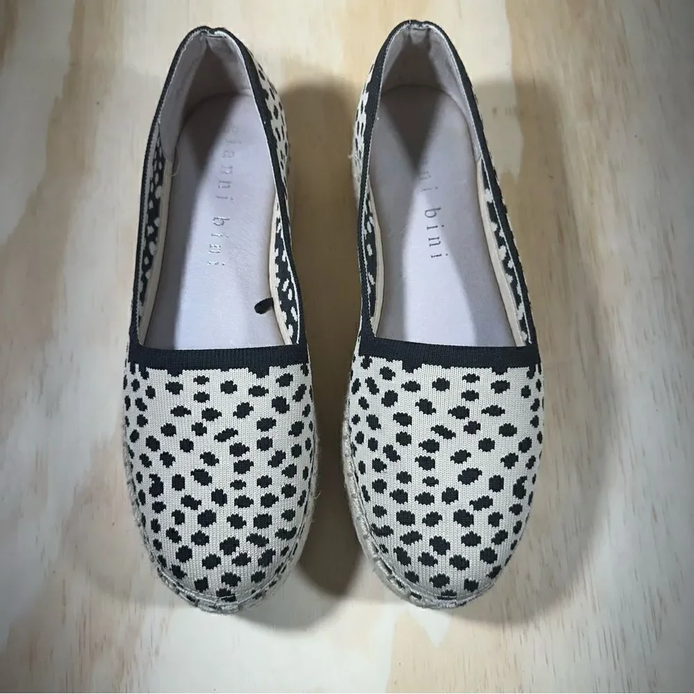Gianni Bini Animal Print Espadrille Shoes Women’s Size 7.5
